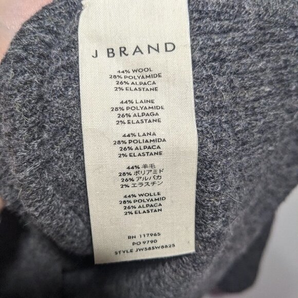 J Brand | Lindley Wool Sweater in Medium Heather Grey - Picture 6 of 7